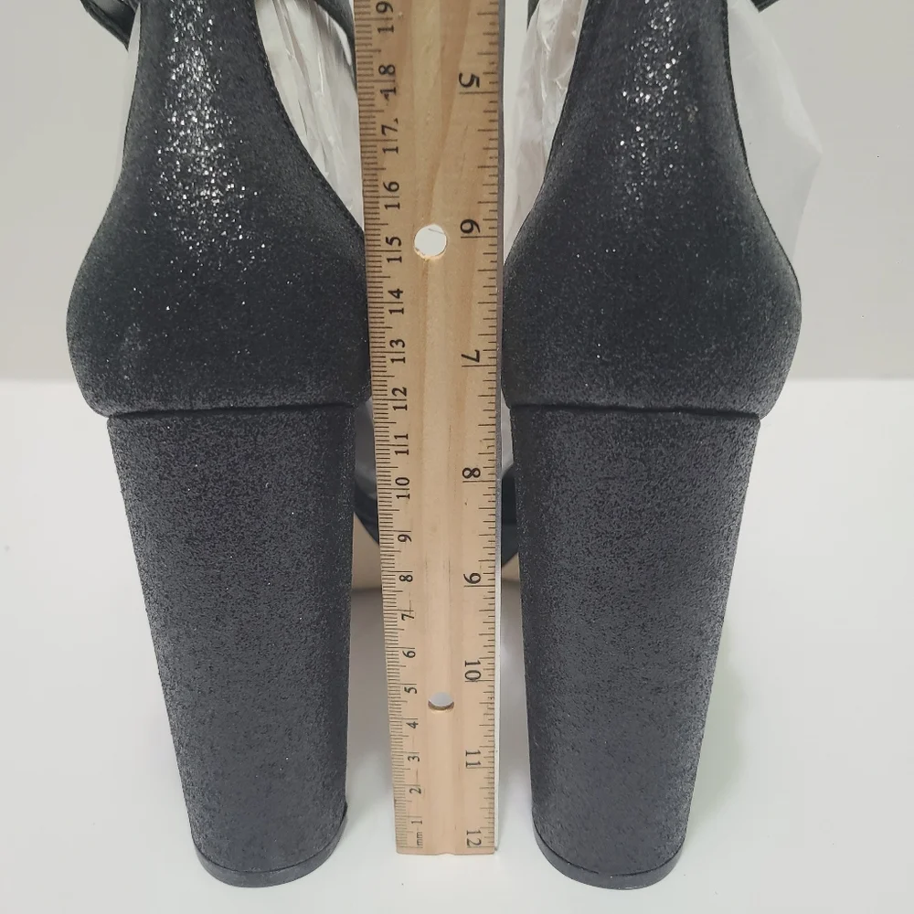 Michael‎ Kors Tanner Platform Pixie Fine Glitter Shoes NIB Size 11
